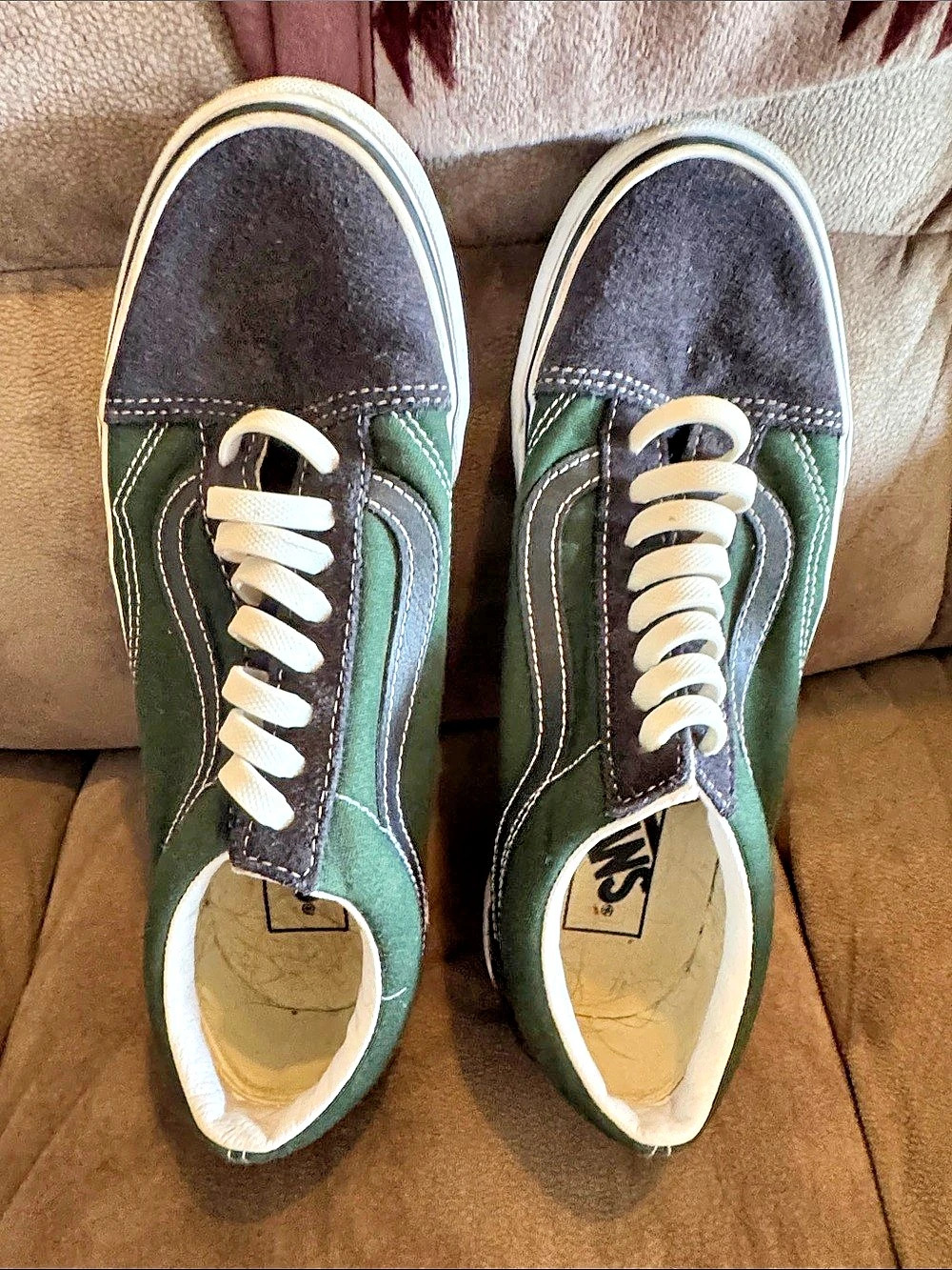 Vans Old Skool women’s Green & blue Sneakers US 7.0